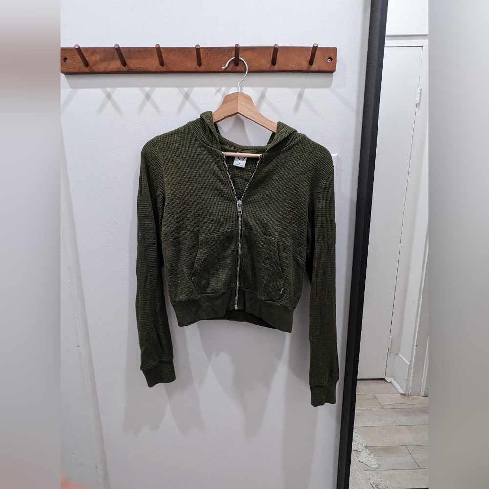 Aritzia thermal zip hoodie